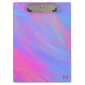 Abstracte Neon Ink Flow Klembord (Voorkant)