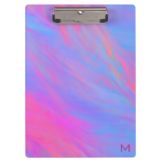 Abstracte Neon Ink Flow Klembord (Voorkant)