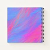 Abstracte Neon Ink Flow Planner Notitieboek (Achterkant)