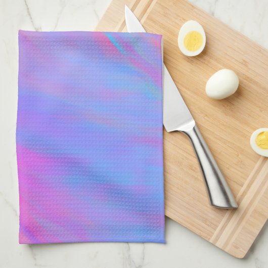 Abstracte Neon Ink Flow Theedoek (Quarter Fold)