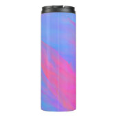 Abstracte Neon Ink Flow Thermosbeker (Achterkant)
