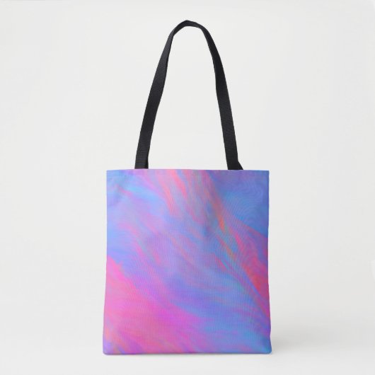 Abstracte Neon Ink Flow Tote Bag (Voorkant)