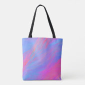 Abstracte Neon Ink Flow Tote Bag (Achterkant)