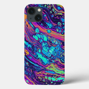 Abstracte Neon iPhone Case