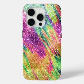 Abstracte Neon Rainbow Sparkly Glitter Case-Mate iPhone Case (Achterkant)
