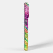 Abstracte Neon Rainbow Sparkly Glitter Case-Mate iPhone Case (Achterkant / Rechts)