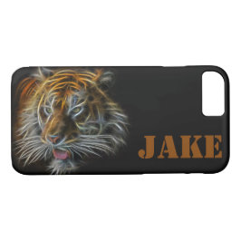 Abstracte neon Tigerhead iPhone 8/7 Hoesje