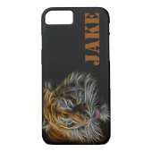 Abstracte neon Tigerhead Case-Mate iPhone Case (Achterkant)