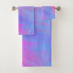 Abstracte neoninktflow bad handdoek