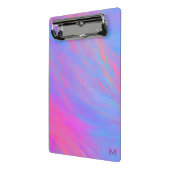 Abstracte neoninktflow mini klembord (Angled2)