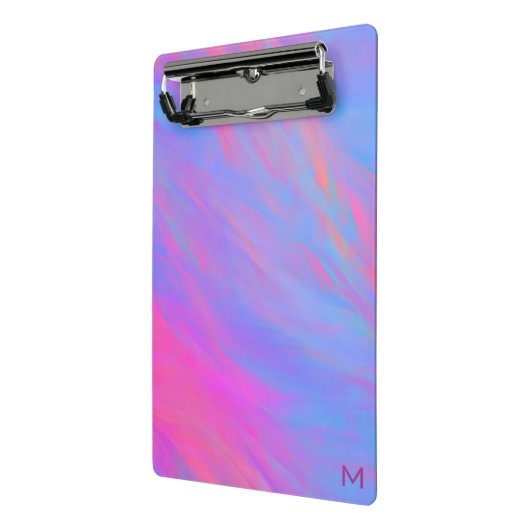 Abstracte neoninktflow mini klembord (Angled2)