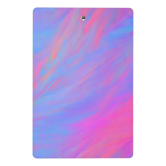 Abstracte neoninktflow mini klembord (Achterkant)