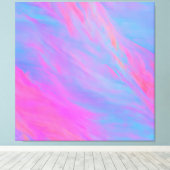 Abstracte neoninktvlucht canvas afdruk (Insitu (Houten vloer))