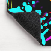 Abstracte neonspionage moderne Muismat (Hoek)