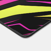 Abstracte neonstrepen bureaumat (Hoek)