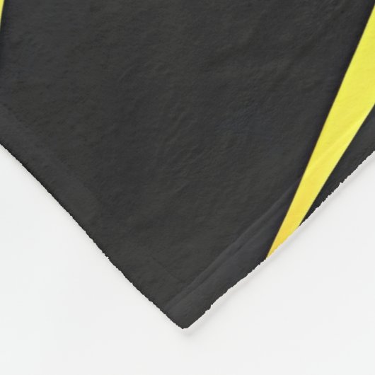 Abstracte neonstrepen fleece deken (Hoek)