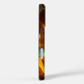 Abstracte netwerkgloed met levendige golven Case-Mate iPhone case (Achterkant / Rechts)