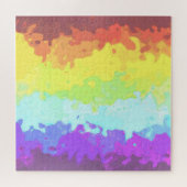 Abstracte Neurogender Pride Flag Legpuzzel (Horizontaal)