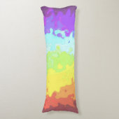 Abstracte Neurogender Pride Flag Lichaamskussen (Voorkant Verticaal)