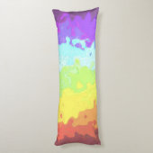 Abstracte Neurogender Pride Flag Lichaamskussen (Achterkant (Verticaal))