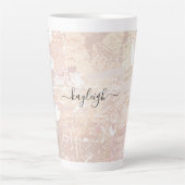 Abstracte neutraal mengsel latte mok (Voorkant)