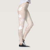 Abstracte neutraal mengsel leggings (Rechts)