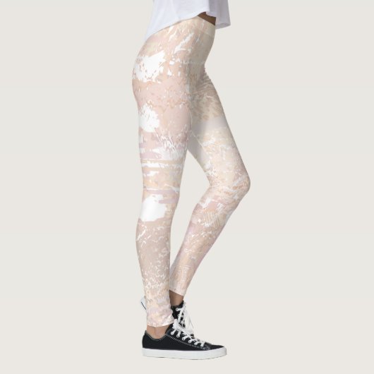 Abstracte neutraal mengsel leggings (Rechts)