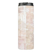 Abstracte neutraal mengsel thermosbeker (Achterkant)