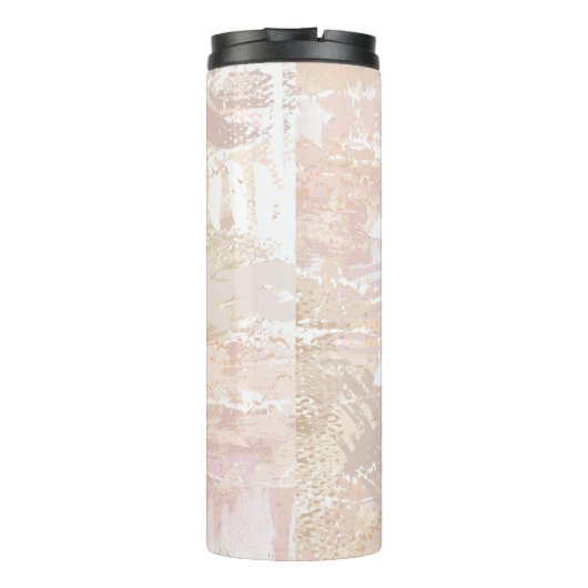 Abstracte neutraal mengsel thermosbeker (Achterkant)