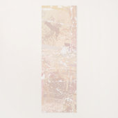 Abstracte neutraal mengsel yogamat (Achterkant)