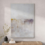 Abstracte neutrale muurschildering canvas afdruk<br><div class="desc">Verhoog uw ruimte met deze canvas muurschildering van het abstracte schilderij "Silent the Hour" van kunstenaar M Gloria Hunter. Het origineel was acryl op doek. Maat tot 60 inch voor grote ruimtes.</div>