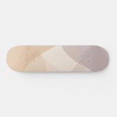 Abstracte neutrale tonen persoonlijk skateboard (Horizontaal)