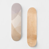 Abstracte neutrale tonen persoonlijk skateboard (Voorkant)