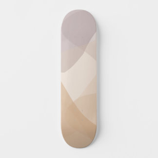 Abstracte neutrale tonen persoonlijk skateboard
