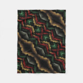 Abstracte Nevel Glans Dekbed Fleece Deken (Voorkant)