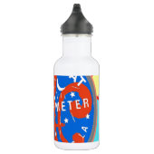 Abstracte New Orleans watermeter Waterfles (Rechts)