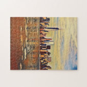 Abstracte New York Skyline Legpuzzel (Horizontaal)
