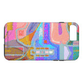 Abstracte nieuwe JLR-telefoonkwestie  Case-Mate iPhone Case (Achterkant (Horizontaal))