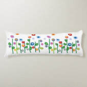 Abstracte nieuwe kunstbloemen lichaamskussen (Voorkant)