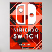 Abstracte Nintendo-switch Poster (Voorkant)