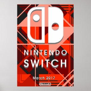Abstracte Nintendo-switch Poster