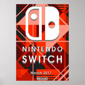 Abstracte Nintendo-switch Poster