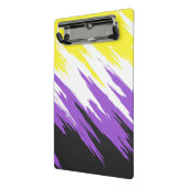 Abstracte Nonbinary Pride Vlag Mini Klembord (Angled2)