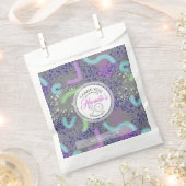 Abstracte Noodle 50th Verjaardag Dank u gunsttas Bedankzakje (Geknipt)