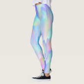 Abstracte noordelijke lichten leggings (Links)