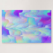 Abstracte noordelijke lichten legpuzzel (Horizontaal)