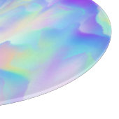 Abstracte noordelijke lichten snijplank (Hoek)