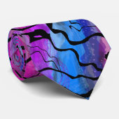 Abstracte noordelijke lichten stropdas (Opgerold)