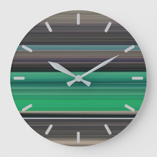 Abstracte nummer 1: Groen en grijs Grote Klok (Voorkant)