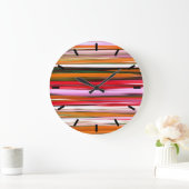 Abstracte nummer 2: Oranje blauw Grote Klok (Huis)